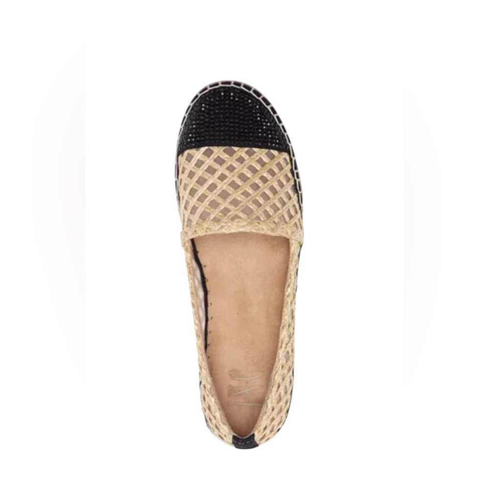 INC International Concepts Corvina Cap Toe Espadrille Flats Natural SZ 8.5 NWOT - Picture 3 of 5